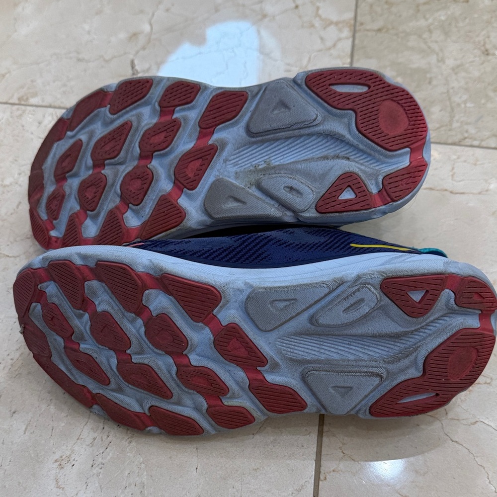 Hoka Navy and Aqua Running Shoes - Picture 5 of 6